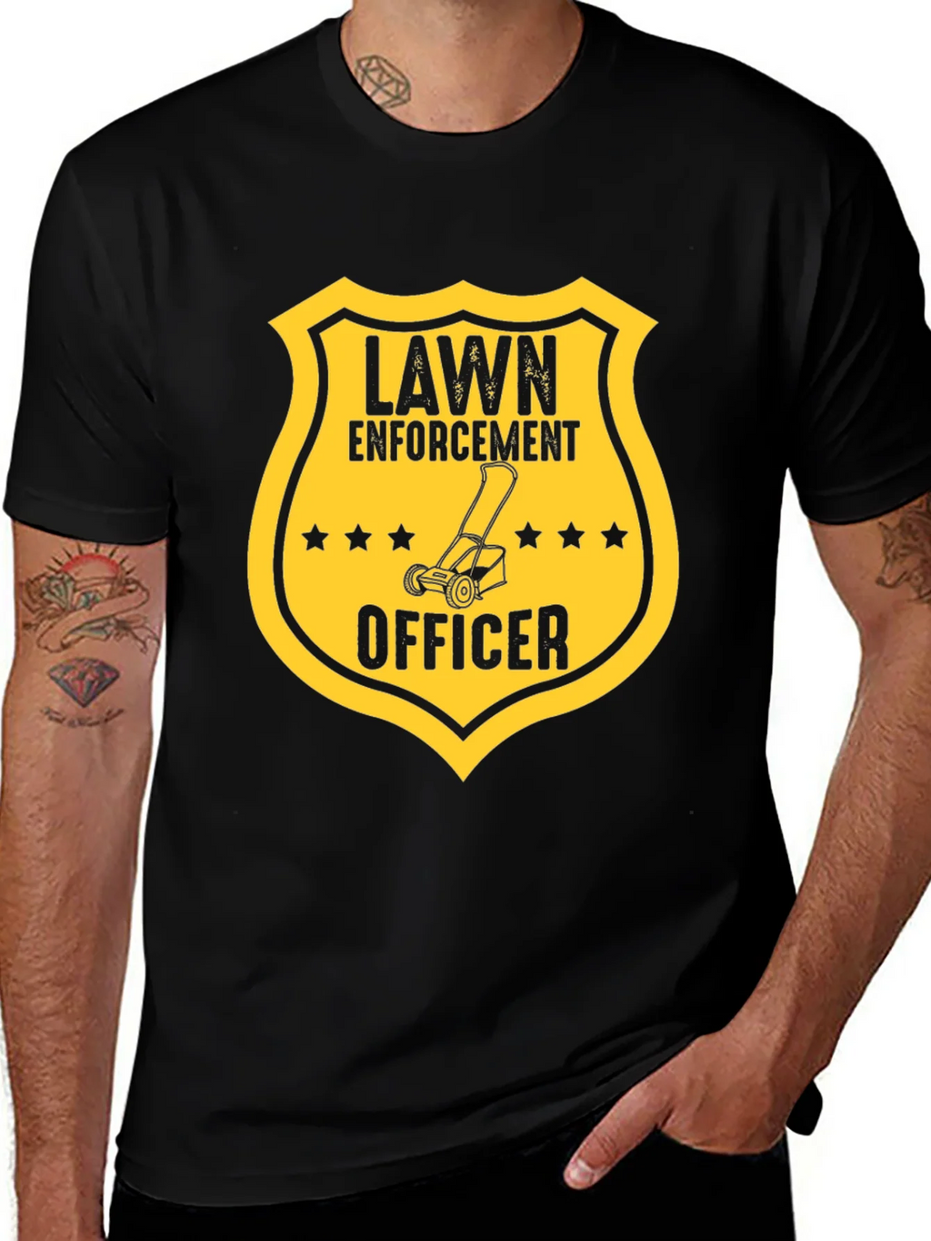 Lawn Enforcement Officer Graphic Tee