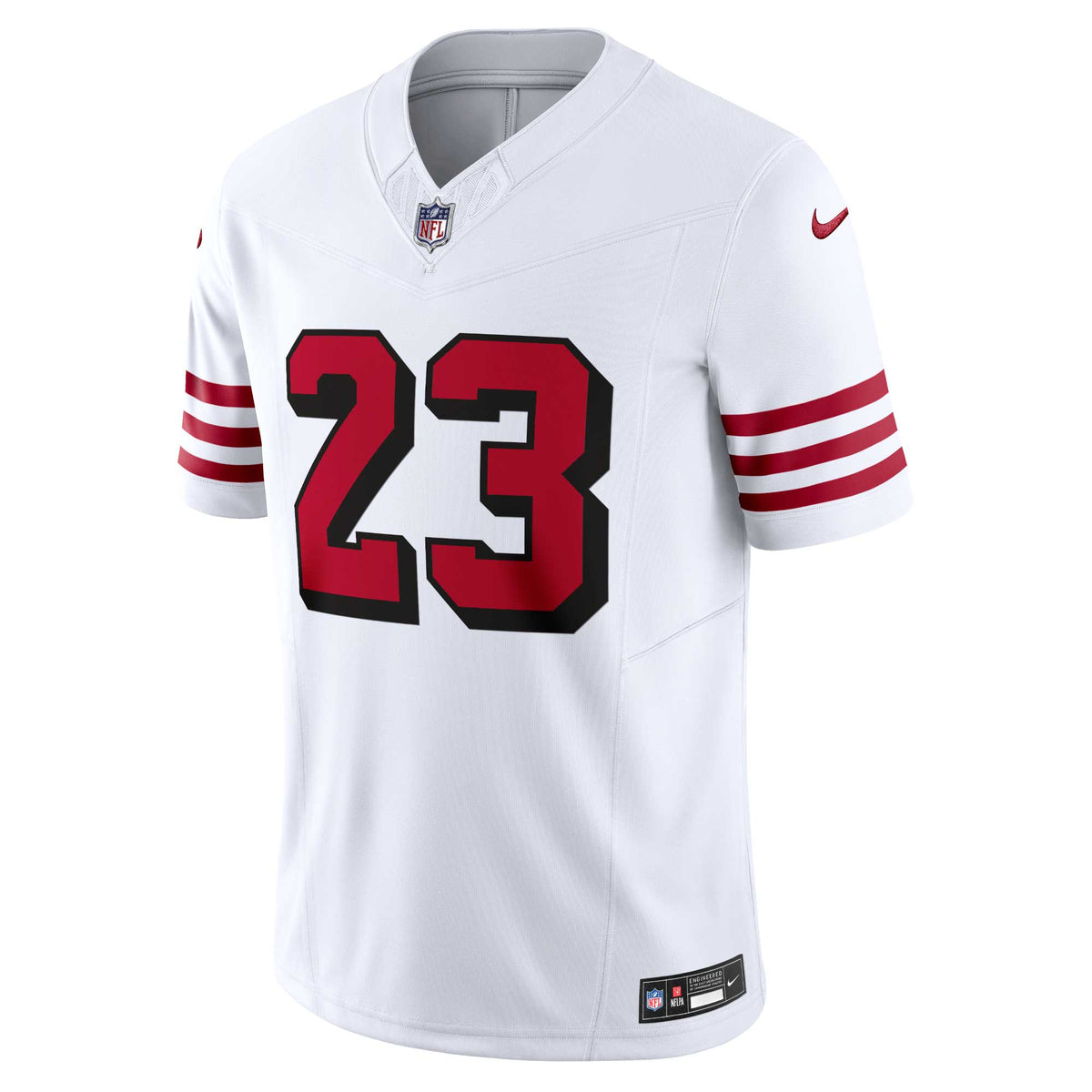 Christian McCaffrey San Francisco 49ers  Vapor F.U.S.E. Limited 2nd Alternate Jersey - White