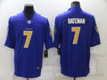 Men's Baltimore Ravens Rashod Bateman Purple Player Jersey