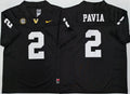 Men's Vanderbilt Commodores Diego Pavia #2 Black Player Game Jersey
