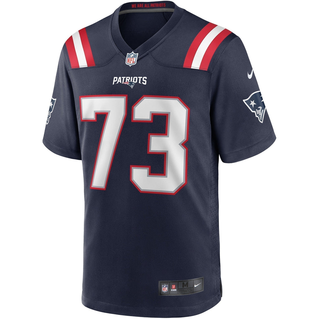 John Hannah New England Patriots  Game Retired   Jersey - Navy