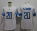 Men's Detroit Lions Barry Sanders White Team Game Jersey