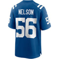 IN.Colts #56 Quenton Nelson Royal Game Player Jersey