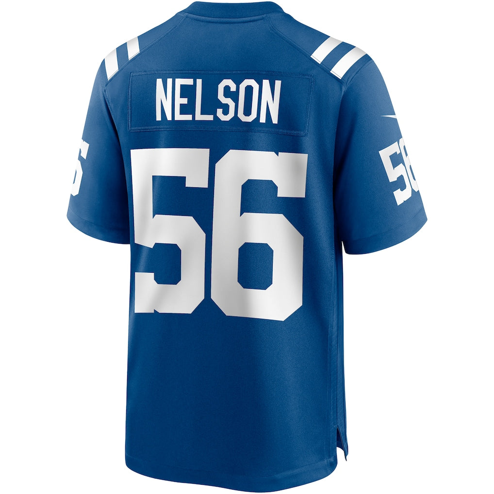 IN.Colts #56 Quenton Nelson Royal Game Player Jersey