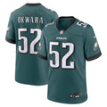 Julian Okwara Philadelphia Eagles  Game Jersey - Midnight Green