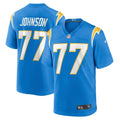 Zion Johnson Los Angeles Chargers    Game Jersey - Powder Blue