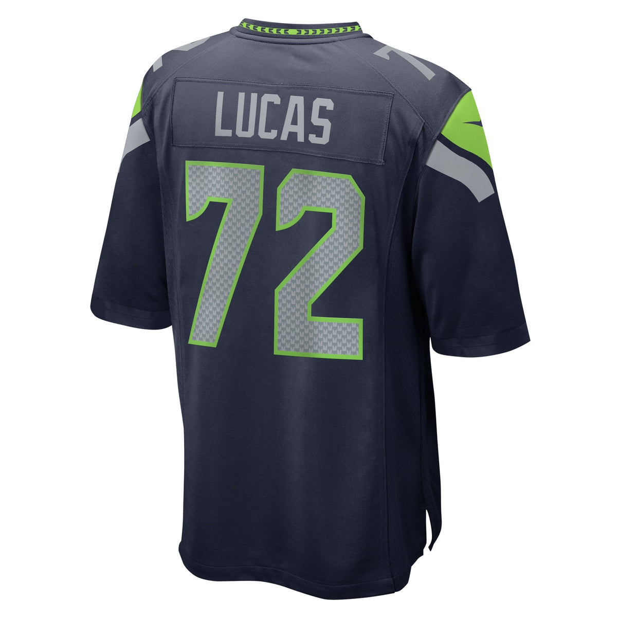 Abraham Lucas Seattle Seahawks   Game Jersey -  College Navy