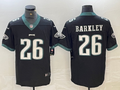 Men's Philadelphia Eagles Saquon Barkley Black Game Player Jersey