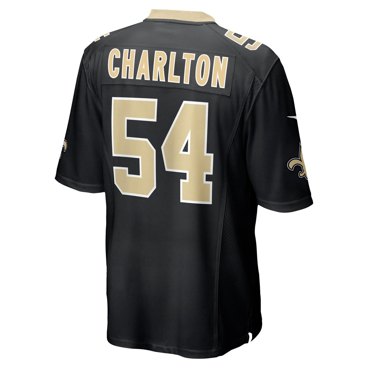 Taco Charlton New Orleans Saints  Game   Jersey - Black