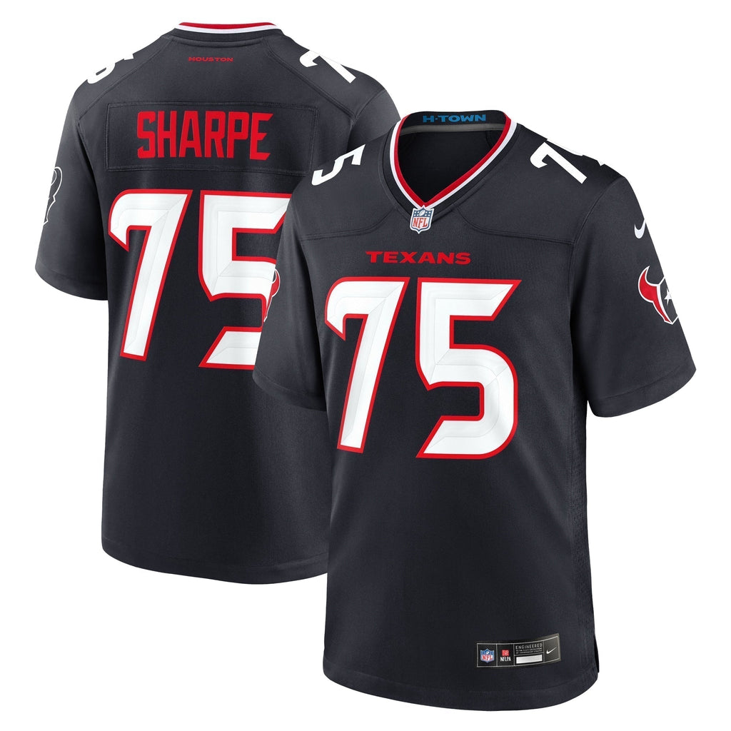 David Sharpe Houston Texans  Team Game Jersey -  Navy