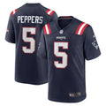 Jabrill Peppers New England Patriots  Game   Jersey - Navy