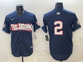 Men's New York Yankees Derek Jeter #2 Navy Game Jersey