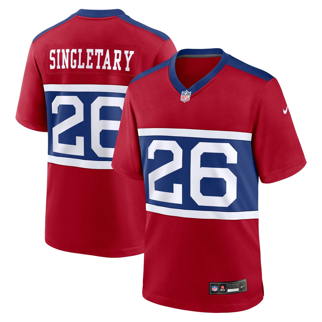 Devin Singletary New York Giants  Alternate   Game Jersey - Century Red