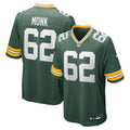 Jacob Monk Green Bay Packers   Game Jersey -  Green