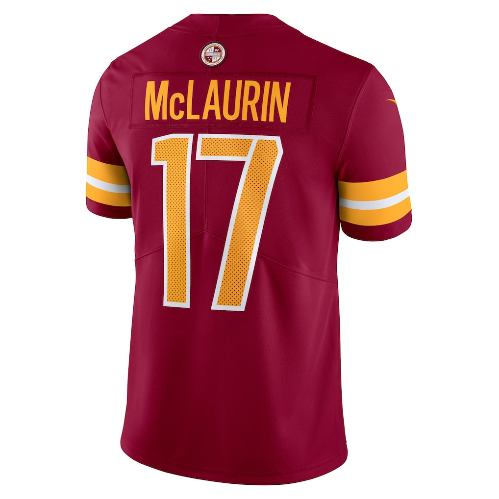 W.Commanders#17 Terry McLaurinBurgundy Vapor Untouchable Limited Jersey