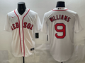 Men's Boston Red Sox Ted Williams #9 White Home Replica Jersey