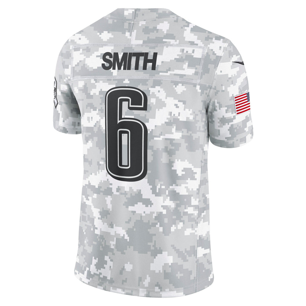 DeVonta Smith Philadelphia Eagles  2024 Salute to Service Limited Jersey - Arctic Camo