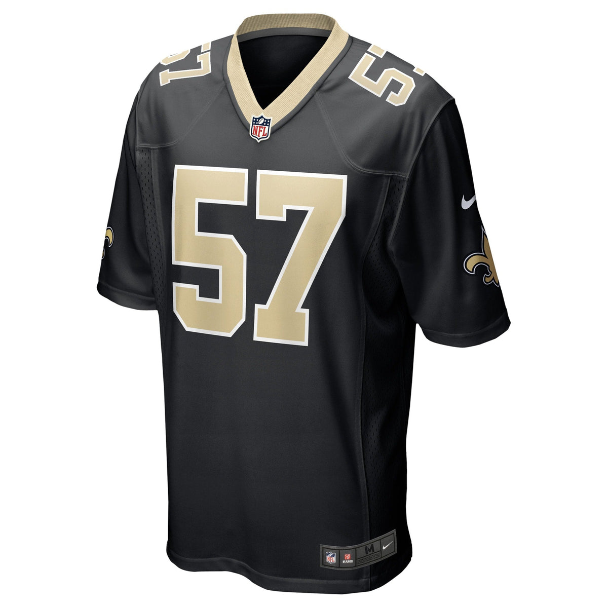 Christian Ringo New Orleans Saints  Game   Jersey - Black