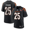 Chris Evans Cincinnati Bengals  Super Bowl LVI Game Jersey - Black