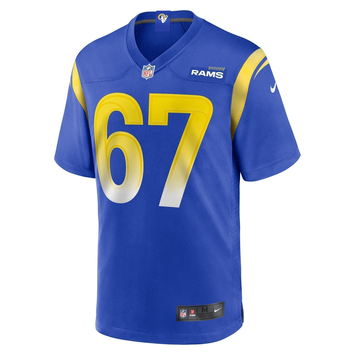 Justin Dedich Los Angeles Rams  Game Jersey -  Royal