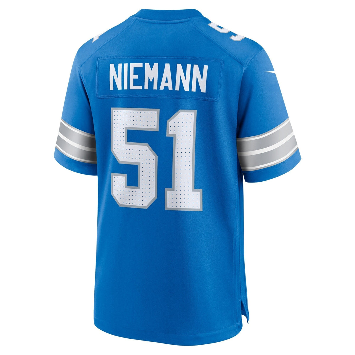 Ben Niemann Detroit Lions  Team Game Jersey -  Blue
