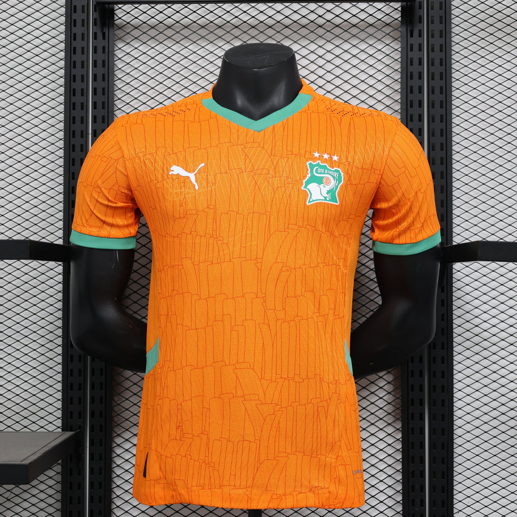 2026 Perforated Ivory Coast Home Player Version Jersey
