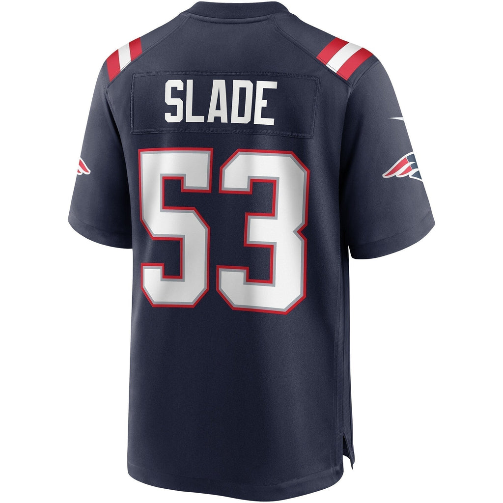 Chris Slade New England Patriots  Game Retired   Jersey - Navy