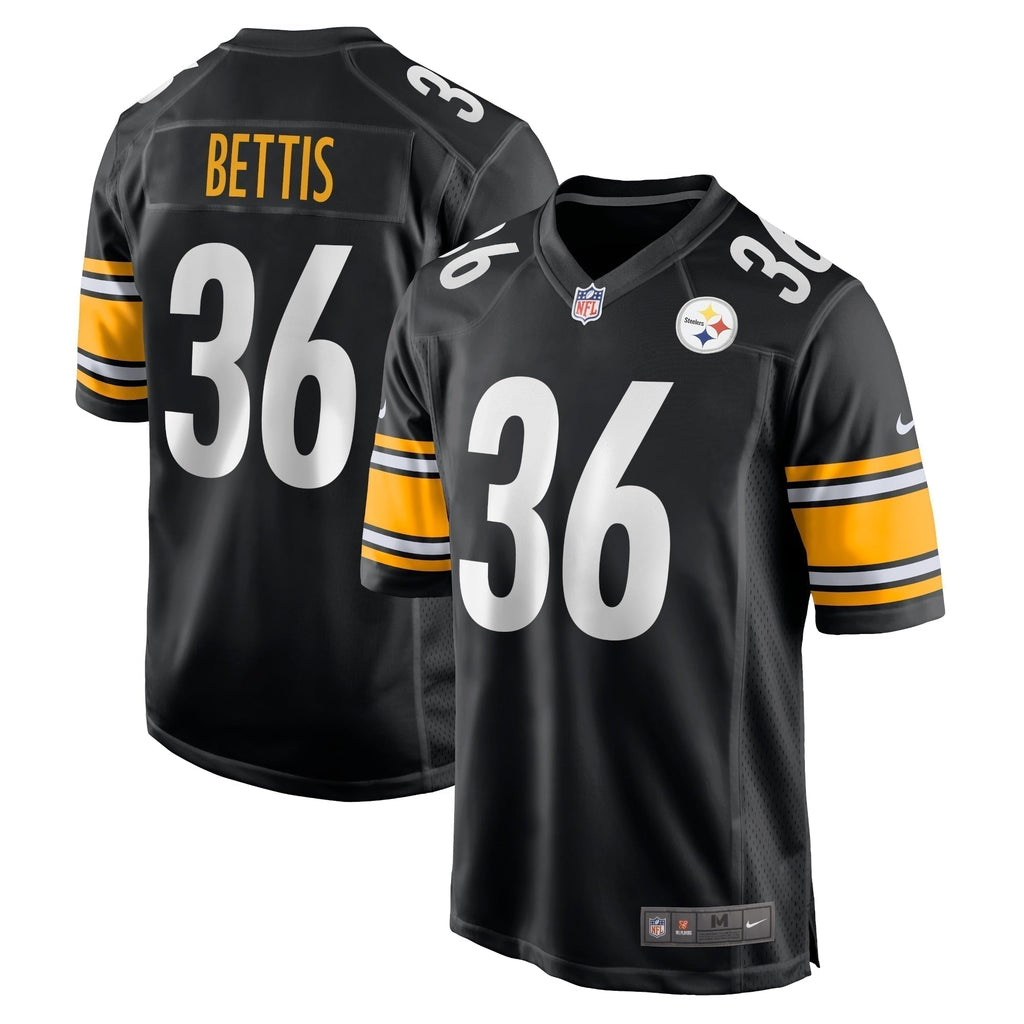 Jerome Bettis Pittsburgh Steelers  Retired   Game Jersey - Black