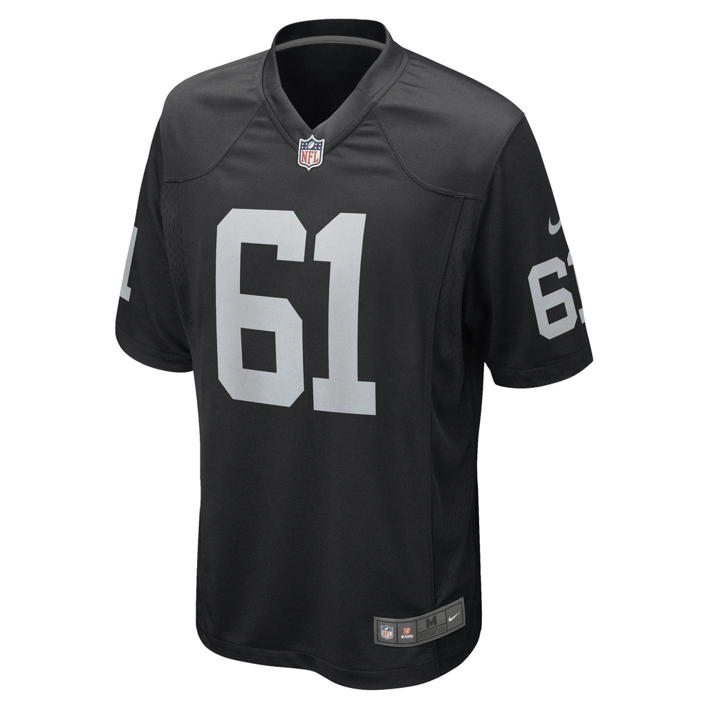 Jordan Meredith Las Vegas Raiders  Game   Jersey - Black