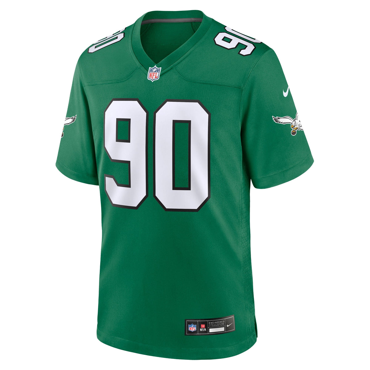 Mike Golic Philadelphia Eagles  Alternate Game Jersey - Kelly Green