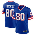 Jeremy Shockey New York Giants  Classic Retired   Game Jersey - Royal