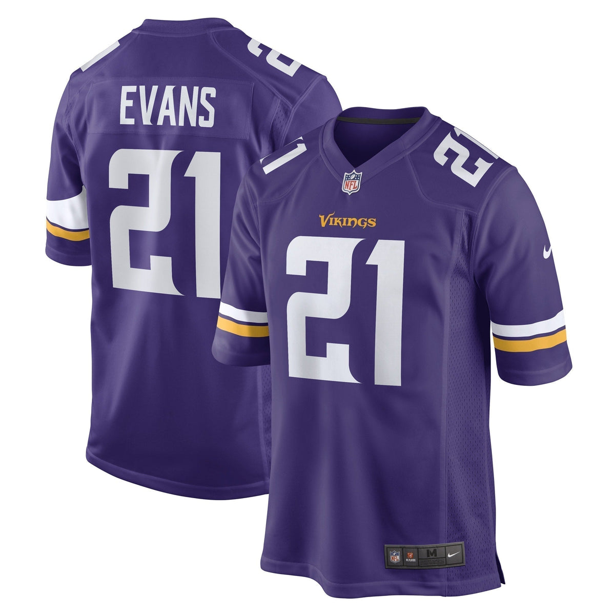 Akayleb Evans Minnesota Vikings  Game   Jersey - Purple