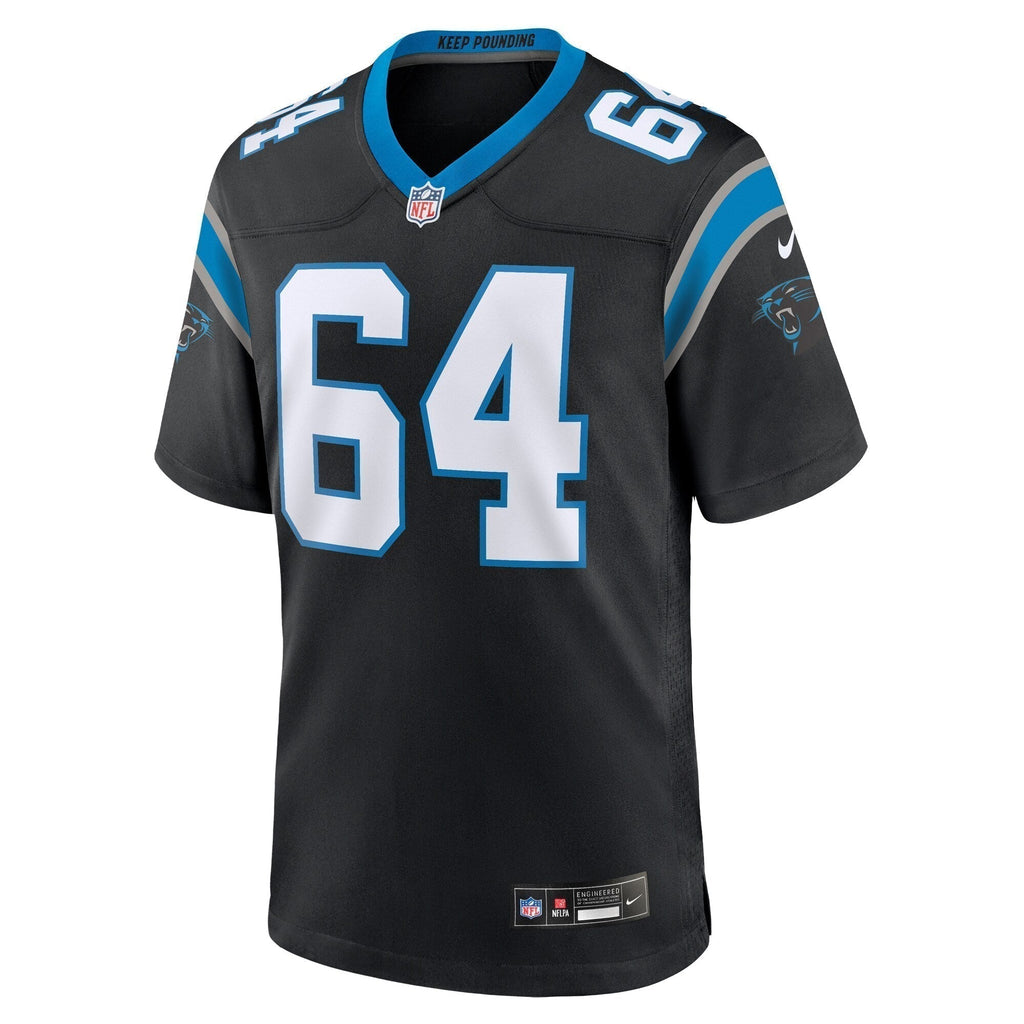 Brett Toth Carolina Panthers  Game Jersey -  Black