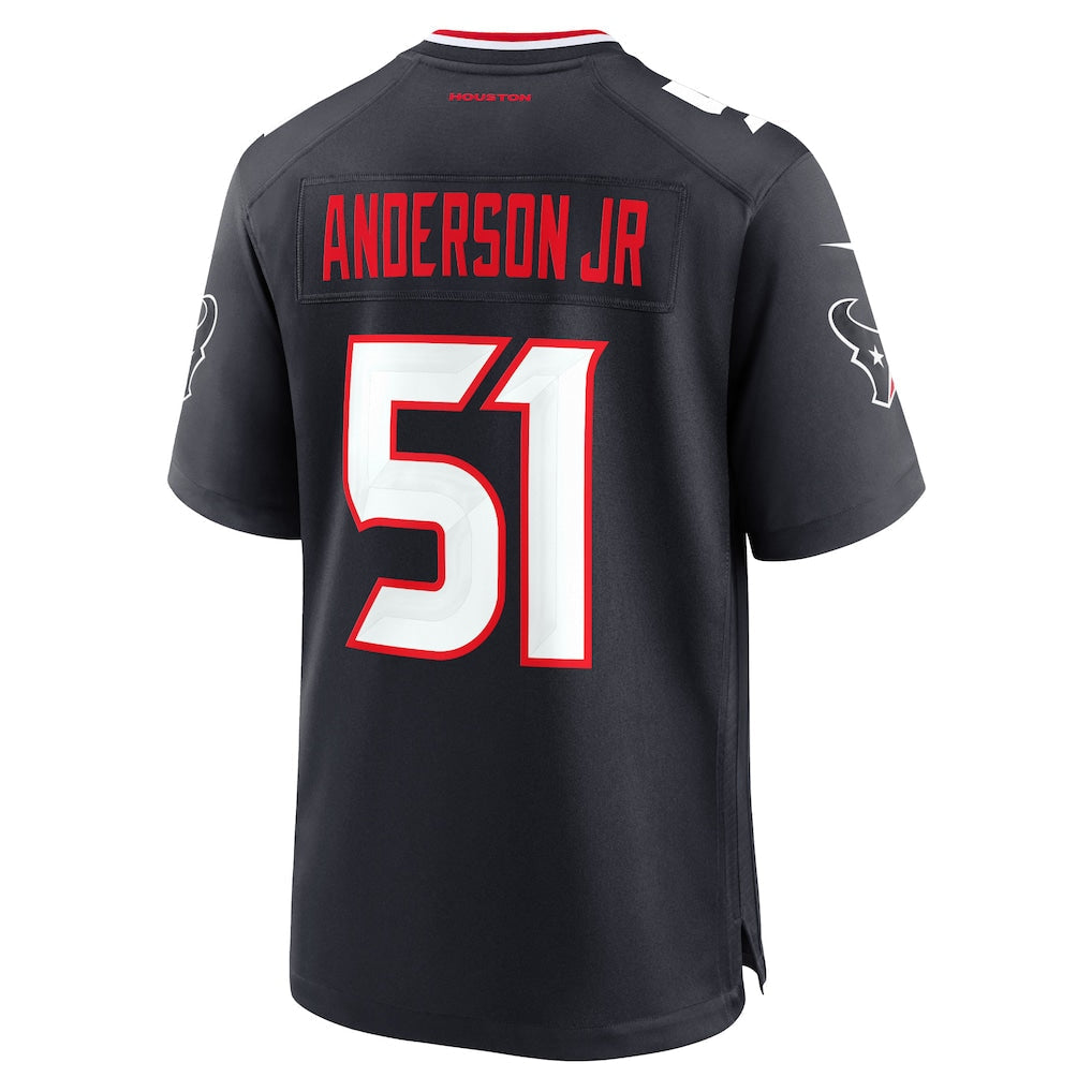H.Texans #51 Will Anderson Jr. Navy Game Jersey