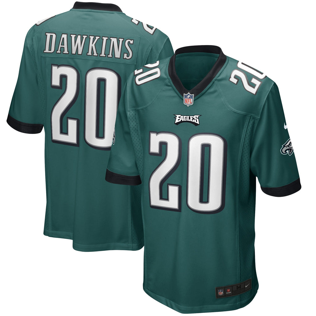 Brian Dawkins Philadelphia Eagles  Game Retired   Jersey - Midnight Green
