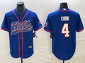 Men's Buffalo Bills James Cook Royal Player Jersey Joint Edition