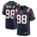 Carl Davis Jr. New England Patriots  Game   Jersey - Navy