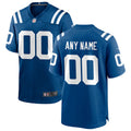Men's Indianapolis Colts Custom1 Player Game Jersey1 Blue