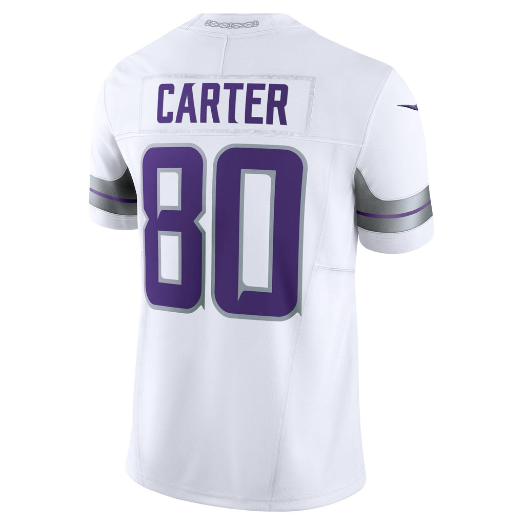 Cris Carter Minnesota Vikings  Alternate Vapor F.U.S.E. Retired   Limited Jersey - White