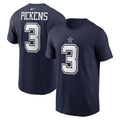 Men's Dallas Cowboys George Pickens  Navy Name & Number T-Shirt
