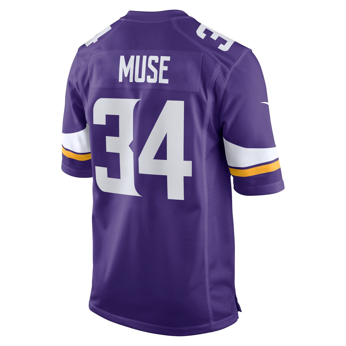 Nick Muse Minnesota Vikings  Home Game   Jersey - Purple