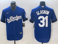 Men's Los Angeles Dodgers Tyler Glasnow Blue Game Jersey