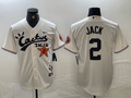 Men's Houston Astros #2 White Limited Player Jersey1 Joint Edition
