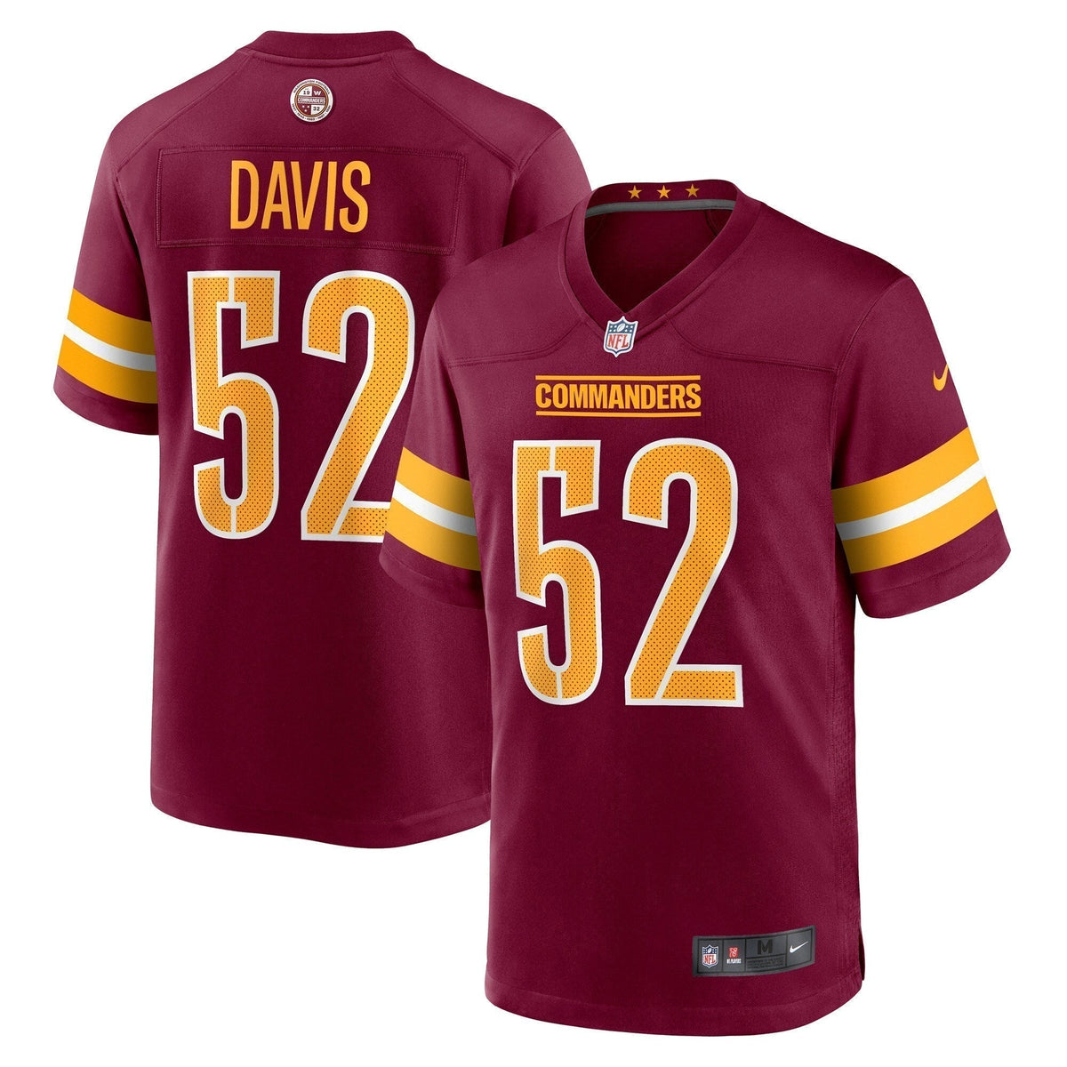 Jamin Davis Washington Commanders    Game Jersey - Burgundy