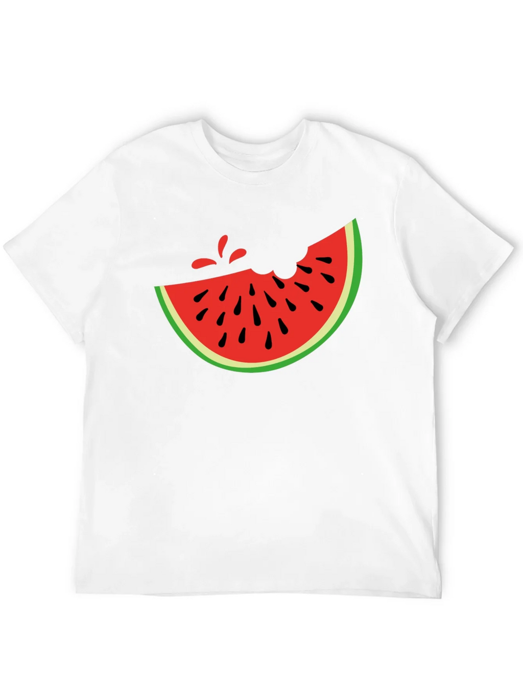 Watermelon Slice Graphic Tee - Casual Summer Style