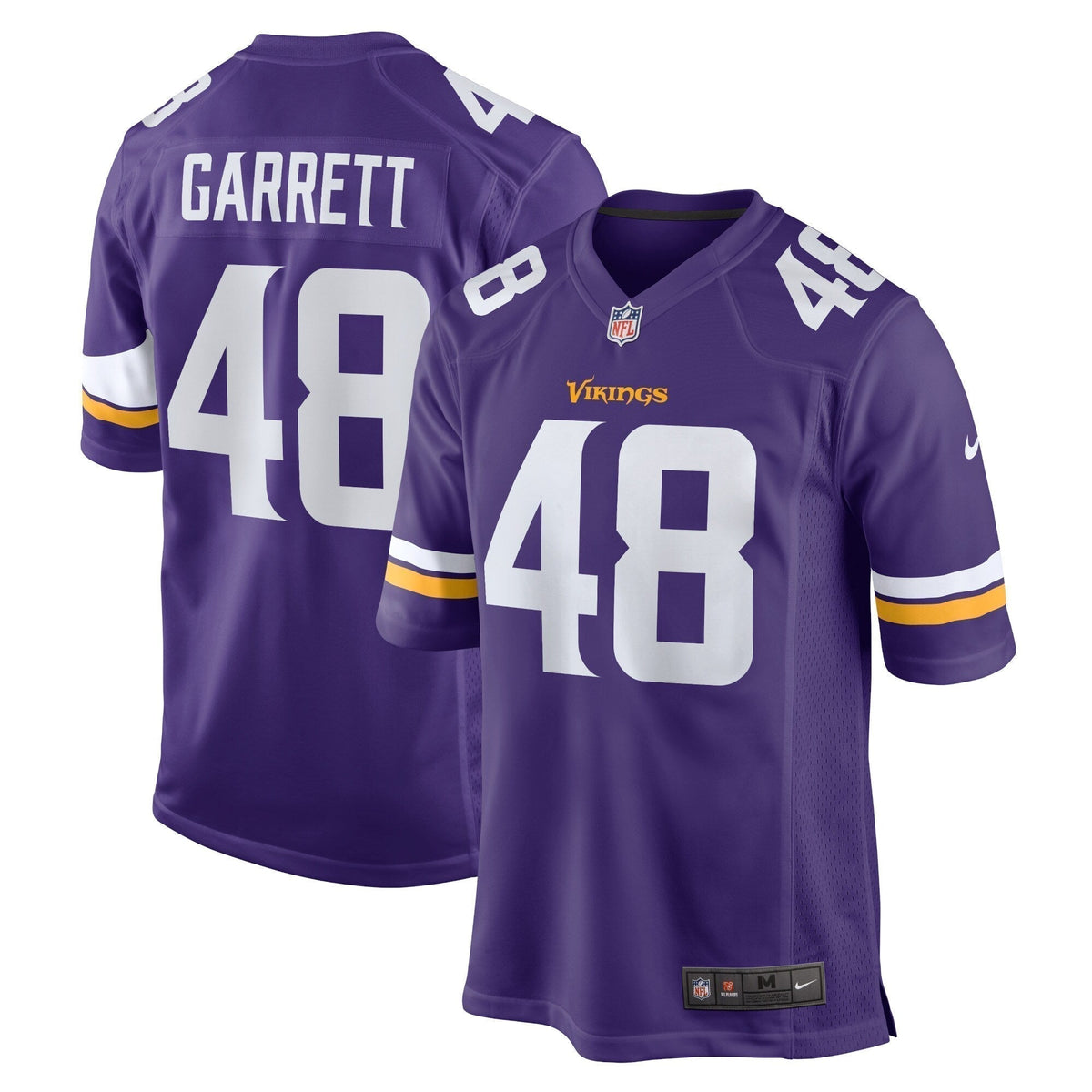 Chris Garrett Minnesota Vikings  Home Game   Jersey - Purple