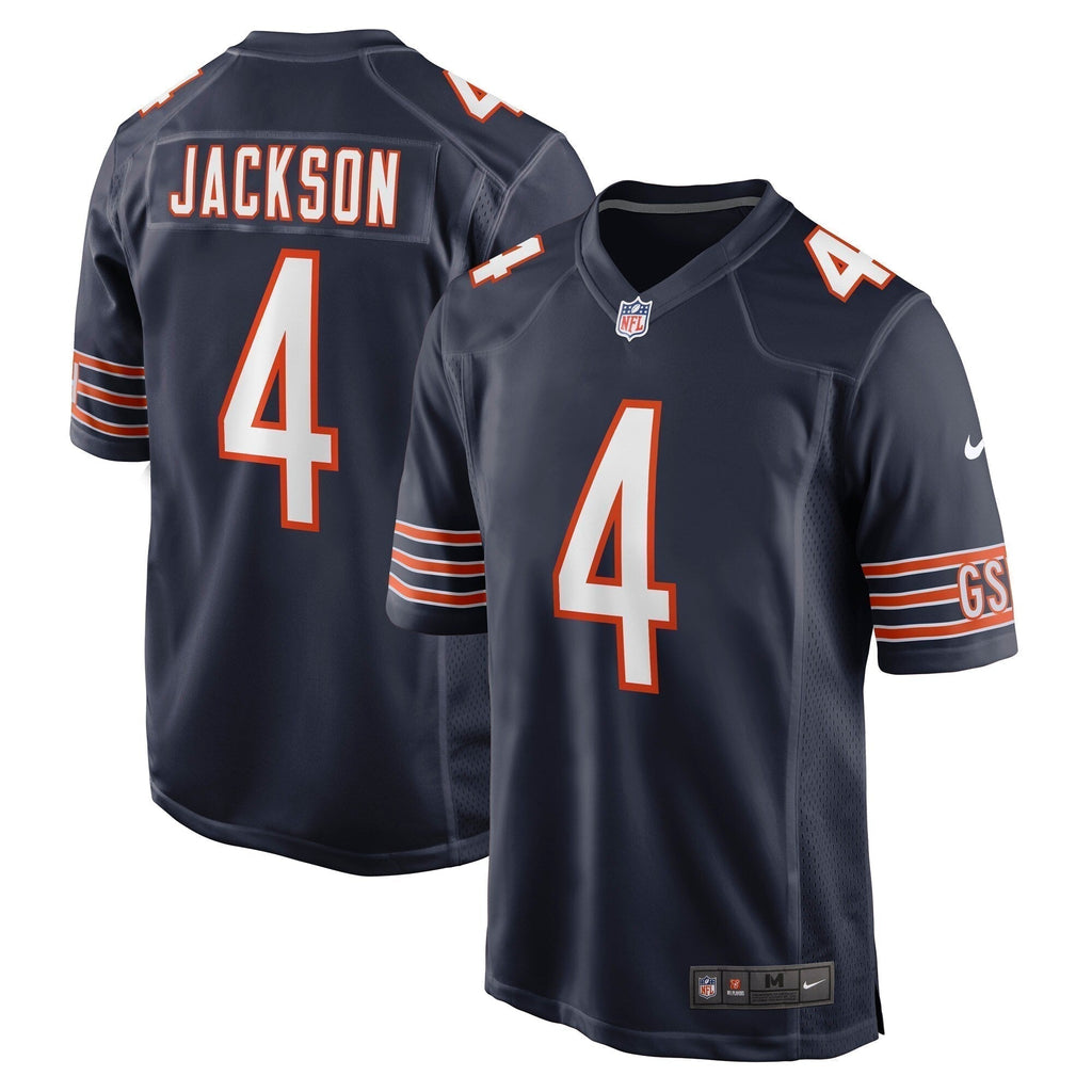 Eddie Jackson Chicago Bears Game   Jersey - Navy