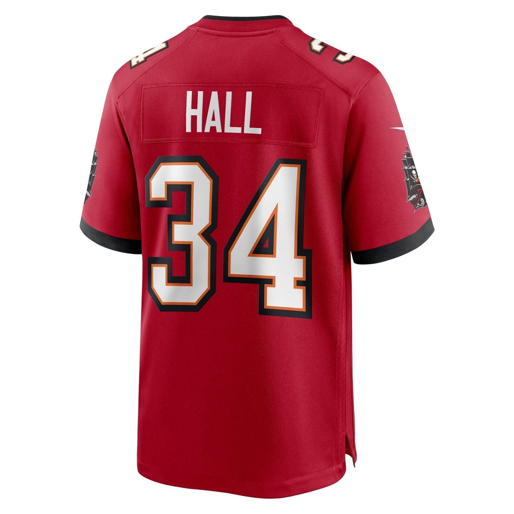 Bryce Hall Tampa Bay Buccaneers  Team Game Jersey -  Red