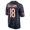 C.Bears #18 Caleb Williams Navy Player Game Jersey