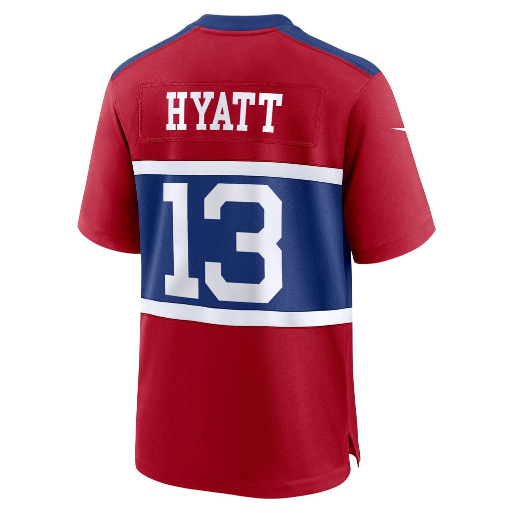 Jalin Hyatt New York Giants  Alternate   Game Jersey - Century Red